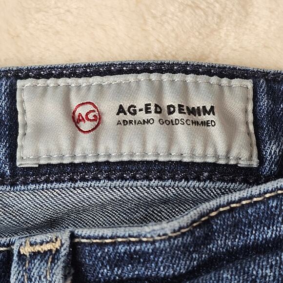 Ag Adriano Goldschmied womens 31R Ag-ed denim Blue Skinny Jeans Subtle Fading - Picture 7 of 12